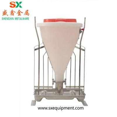 सूअरों के लिए डबल साइड स्टेनलेस फीडर